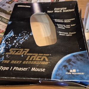 Vintage 1997 Star Trek The Next Generation Type 1 Phaser Mouse